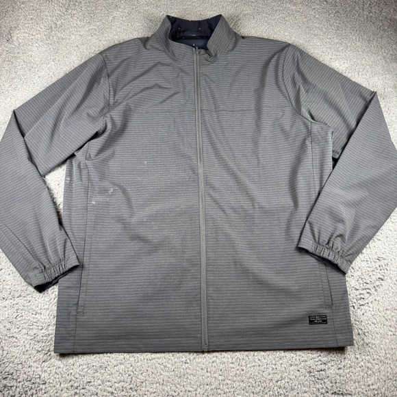 Travis Mathew Golf Reversible Gray and Blue Jacket L/XL - Picture 7 of 9